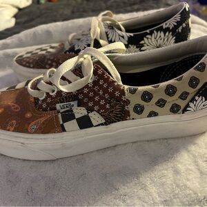 Multi print vans flower checker animal print